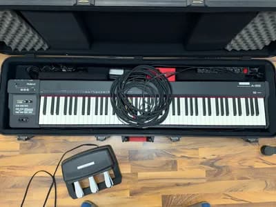 Roland A-88 MK1 - Komplettes Profi-Keyboard-Set inkl. Flightcase & viel Zubehör