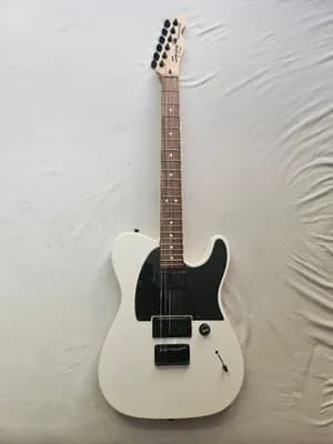 Squier by Fender Jim Root Telecaster - Flat White - Top Zustand