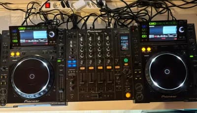 Pioneer DJ Set - 2x CDJ2000 u. DJM-800
