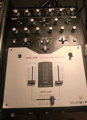 *Preis bis 15.7* Ecler HAK 360 DJ Scratch Mixer Mischpult 2 Kanal