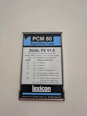 Lexicon PCM Dual FX Card