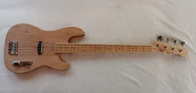 Lorenz Treetone Bass | Natur Bio-Finish plastikfrei | Mit Lorenz handwound Pickup | NEU | made in Austria | Handsigniertes Unikat Precision 51 (Telecaster inspired)