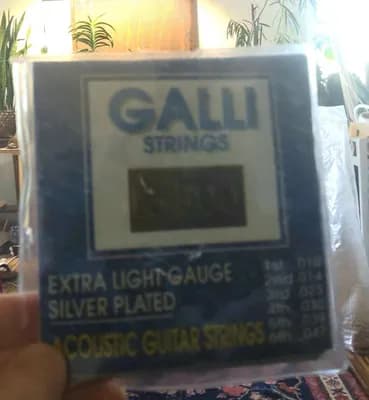 Galli Strings R- 500 Extra light gauge Acoustic Guitar Strings, NEU