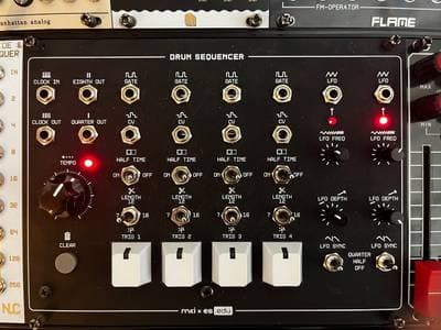 Erica Synths EDU drum sequencer eurorack modular