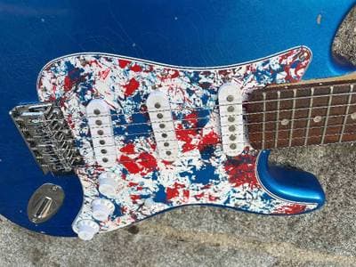 Blaue Stratocaster ART