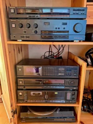 (reserviert) Technics Vintage HiFi Stereoanlage komplett + 2 Canton Lautsprecher