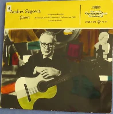 6 LPs und 2 Singles mit Gitarren- und Mandolinenmusik