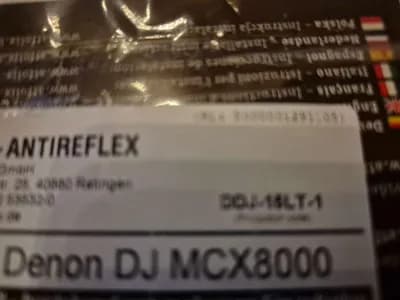 Denon dj mcx8000 folie