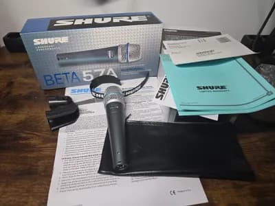 Shure Beta 57A Instrumentenmikrofon, neuwertig, OVP, Komplettset