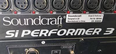 Soundcraft SI Performer 3 Mischpult