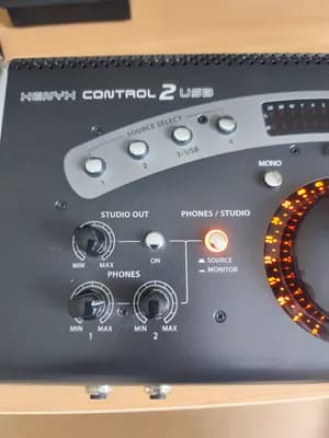 Behringer XENYX CONTROL2USB Studio Monitor Controller.