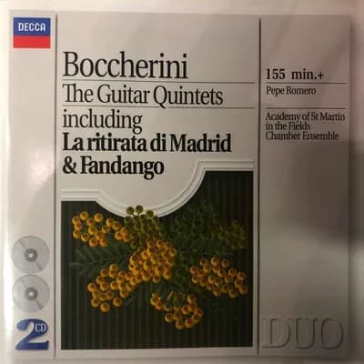 2CD - Boccherini - Pepe Romero, Academy Of St Martin In The Fields Chamber Ensemble - The Guitar Quintets Including La Ritirata Di Madrid & Fandango