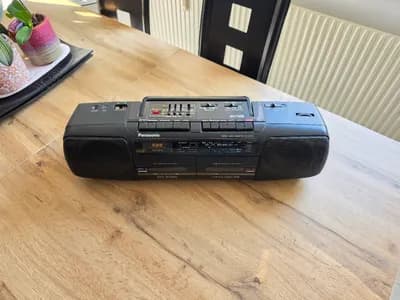 Panasonic RX-FT500 Radiorecorder / Ghettoblaster (Doppel-Kassette)
