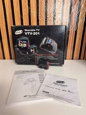 NHJ Wearable TV VTV-201 Mini-Fernseher OVP - Seltenes Sammlerstück