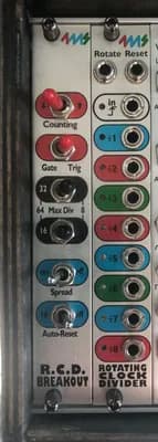 4ms Rotating Clockdivider (RCD) + Breakoutmodul/ Expander (Factory Built)