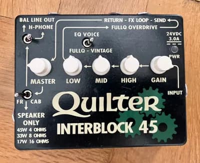 Quilter Interblock 45 Guitar Amplifier / Pedal Amp - Top Zustand
