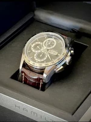 Hamilton Jazzmaster Chronograph Automatic - Neu, ungetragen, Box & Papiere