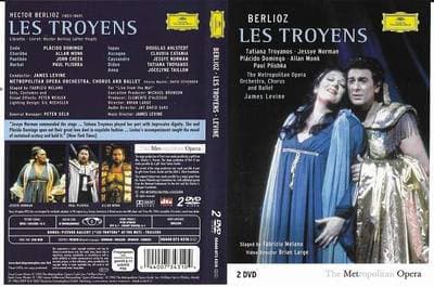 DVD Berlioz Les Troyens Domingo Monk Norman Plishka MOO Levine