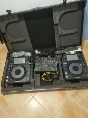 2x XDJ-1000 + DJM-450: Pioneer DJ Set inkl. Flightcase