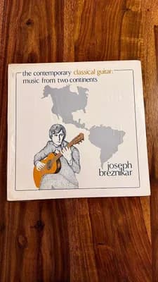JOSEPH BREZNIKAR Contemporary Classical Guitar Two Continents LP - NEU