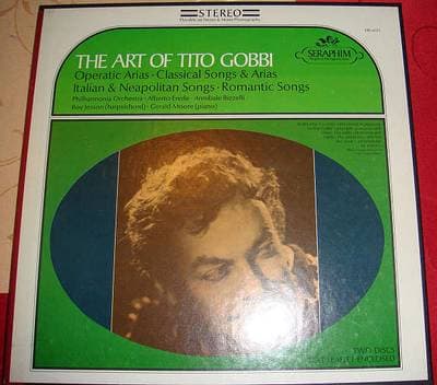 THE ART OF TITO GOBBI - Capitol (USA) 2 LP