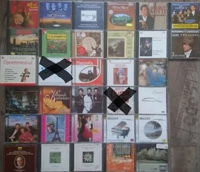168 Stk. "Klassik" CDs