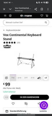 Vox Continental Keyboard Stand