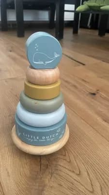 Kleinkinder Stapelringe Holz Little Dutch