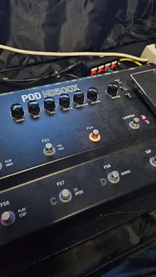 Set - Line6 Pod HD500X, KORG Pitchblack Tuner, Sennheiser Freeport Funkstrecke inkl Tasche