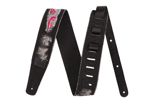 Fender - Fender x Wrangler Ripped Denim Strap - Black