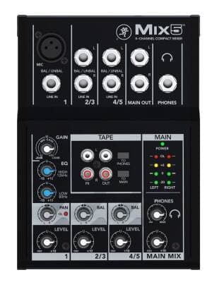 Mackie - 5 CHANNEL COMPACT MIXER