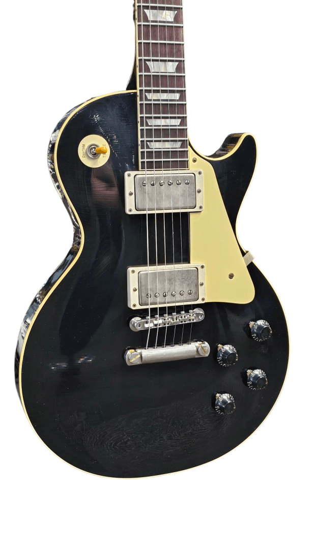 Gibson Custom Shop 58 Les Paul Standard All Ebony Ultra Light Aged