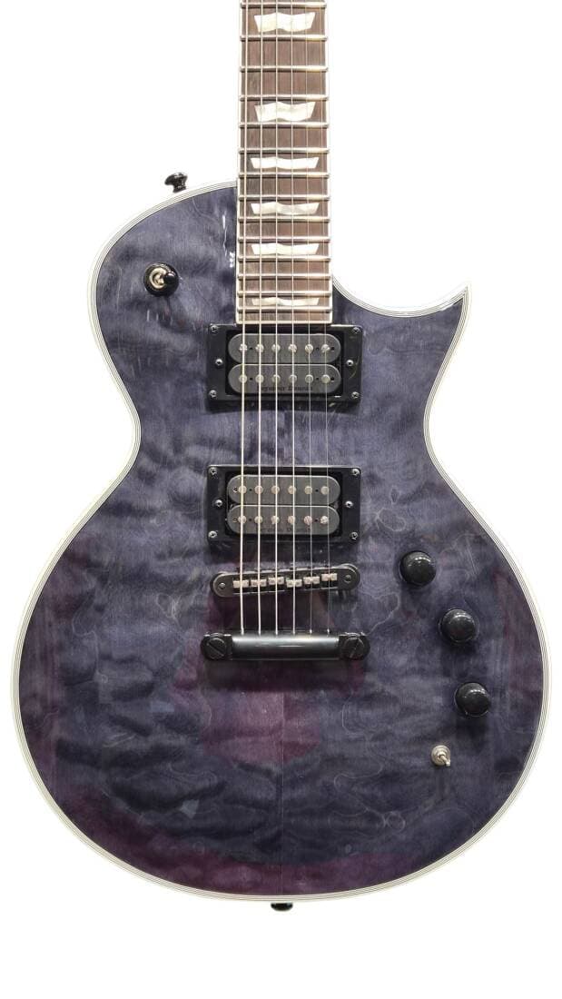 LTD EC-1000Piezo Quilted Trans Black