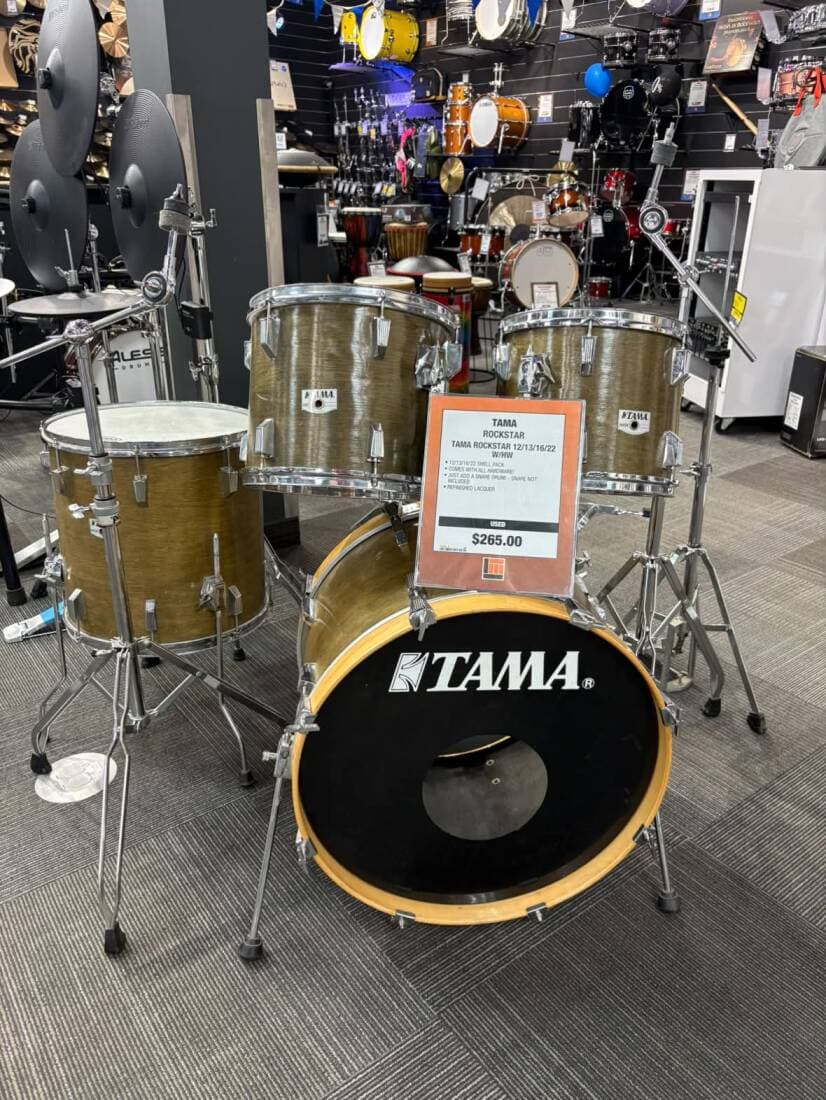 Tama Rockstar w/HW 12/13/16/22