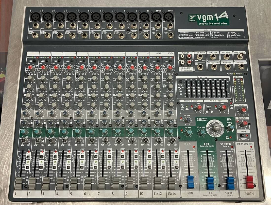 Yorkville VGM14 12 channel mixer