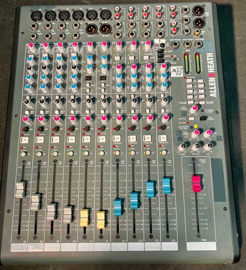 Allen & Heath XB2-14 compact broadcast mixer