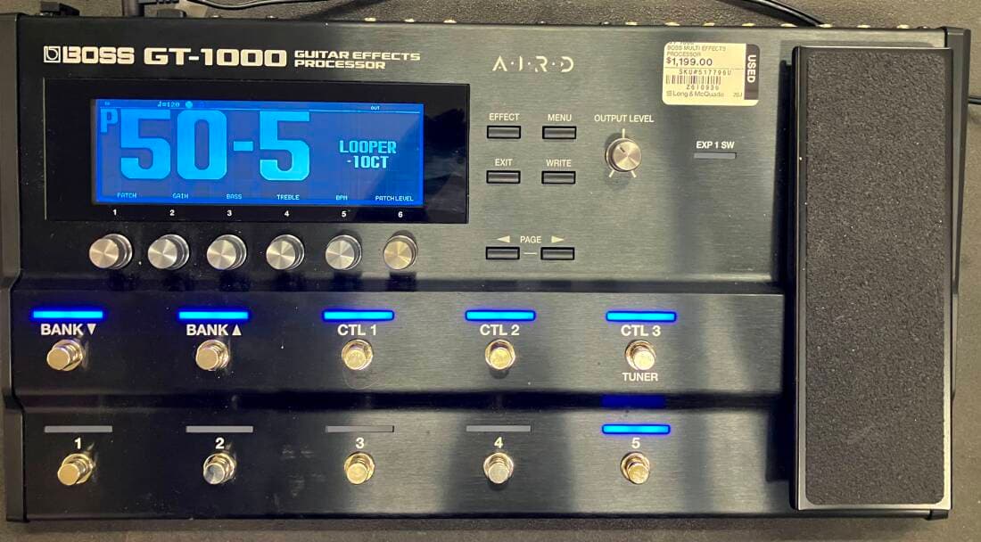 BOSS GT-1000 Effects processor