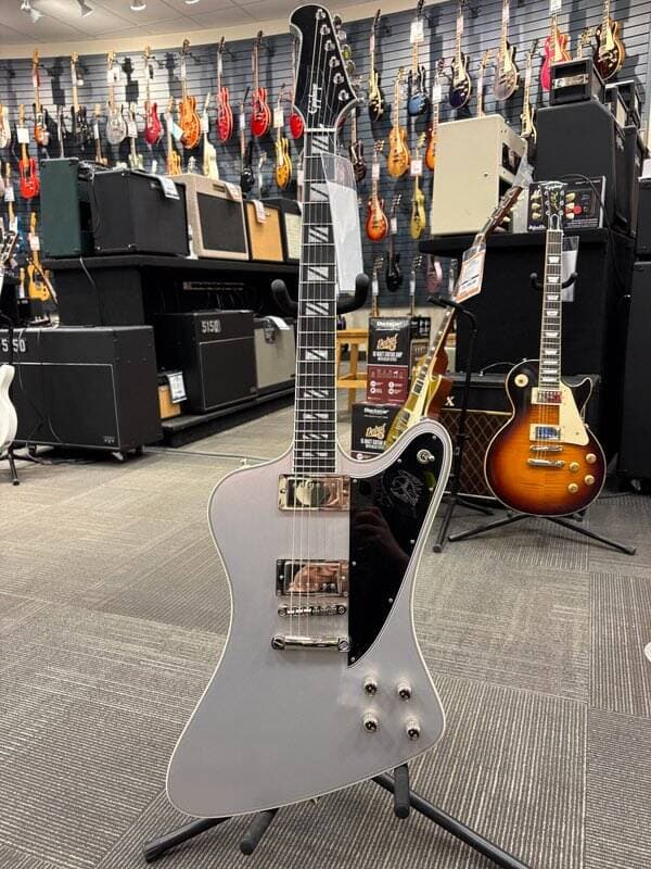 Epiphone Futura Firebird Custom Quicksilver Shift