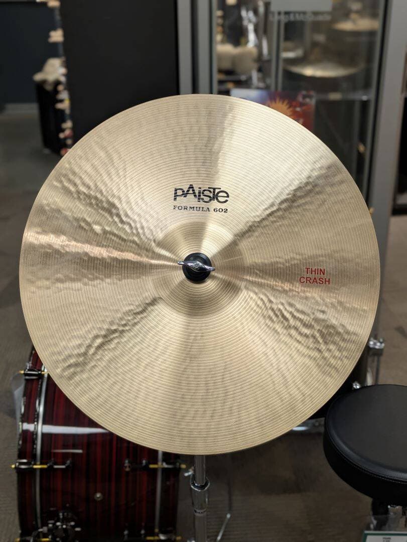Paiste Formula 602 18 inch Thin Crash