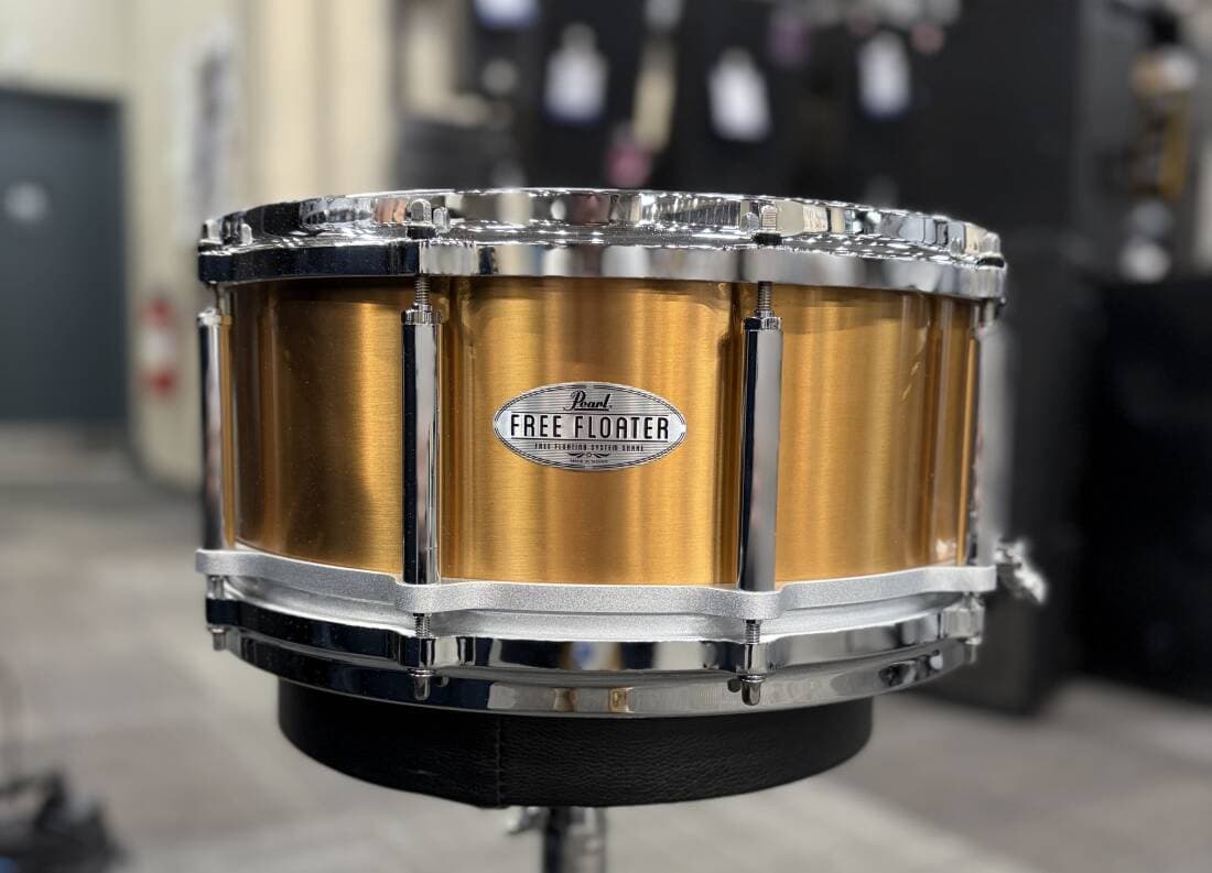 Pearl - Free Floating 14x6.5 Inch Snare - Bronze