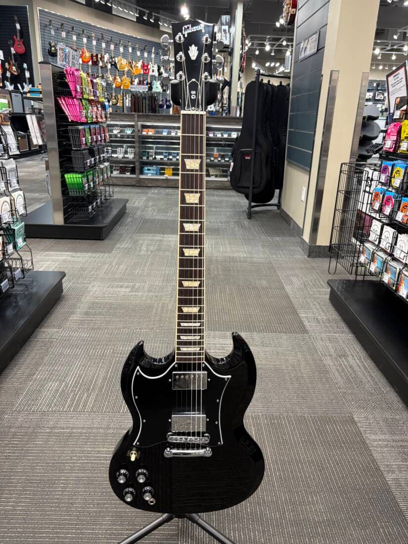 Gibson - SG Standard Electric Guitar with Gigbag, Left-Handed - Ebony
