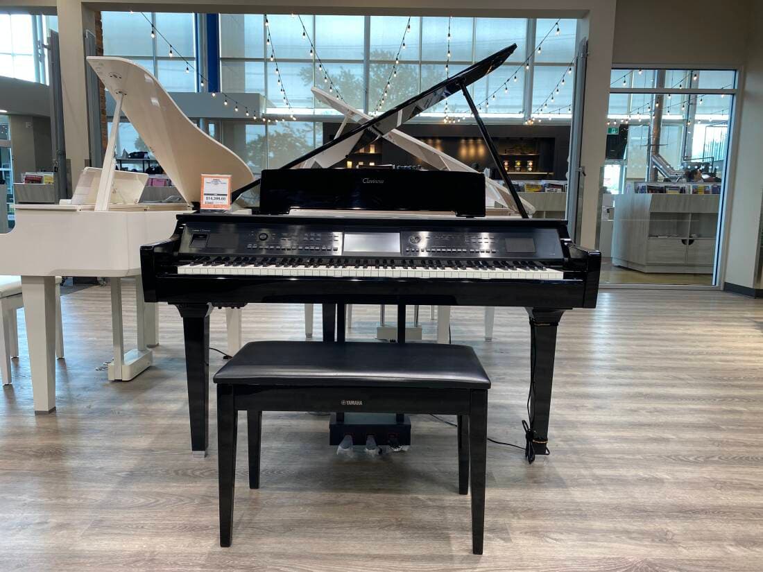Yamaha Clavinova CVP809 Digital Grand Piano - Polished Ebony w/ Bench