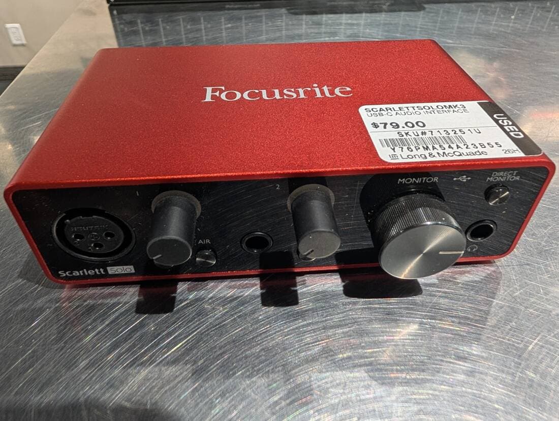 Focusrite - SCARLETTSOLOMK3