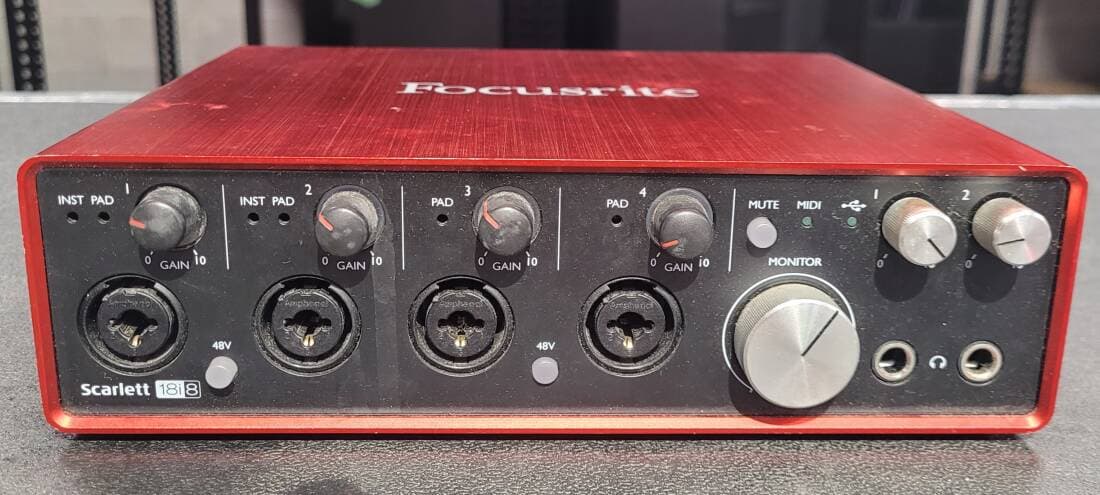 Scarlett 18i8 Gen2 - 24/96 18-in/8-out USB Audio Interface