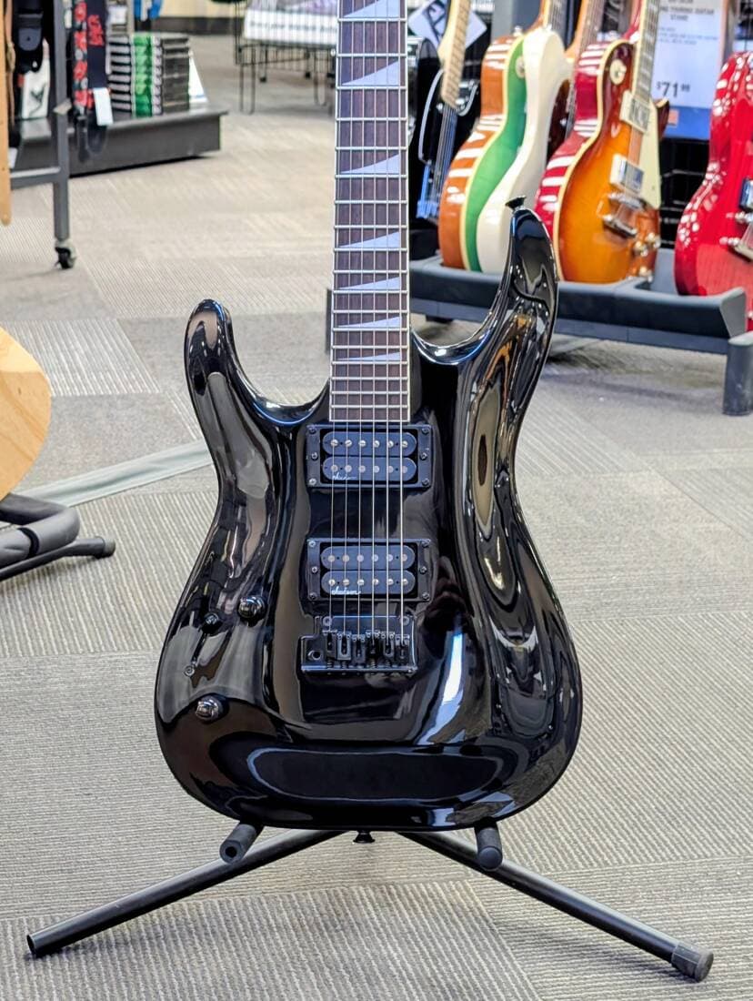 Jackson Guitars - JS Series Dinky Arch Top JS22 DKA LH, Amaranth Fingerboard - Gloss Black