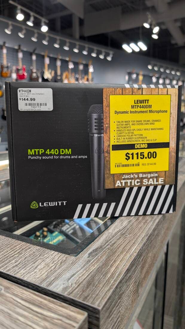Lewitt - LEWITT MTP 440 DYNAMIC INSTR MIC