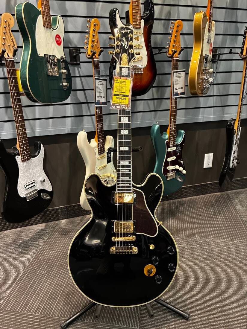 EPI BB KING LUCILLE W/CASE-EBONY
