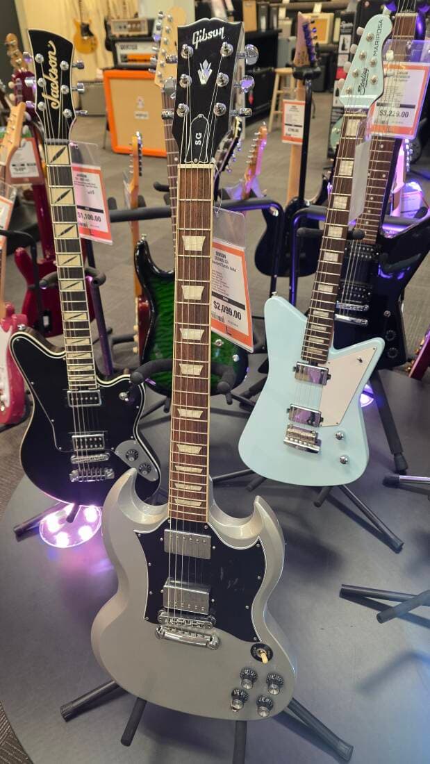GIBSON SG STD SILVER MIST