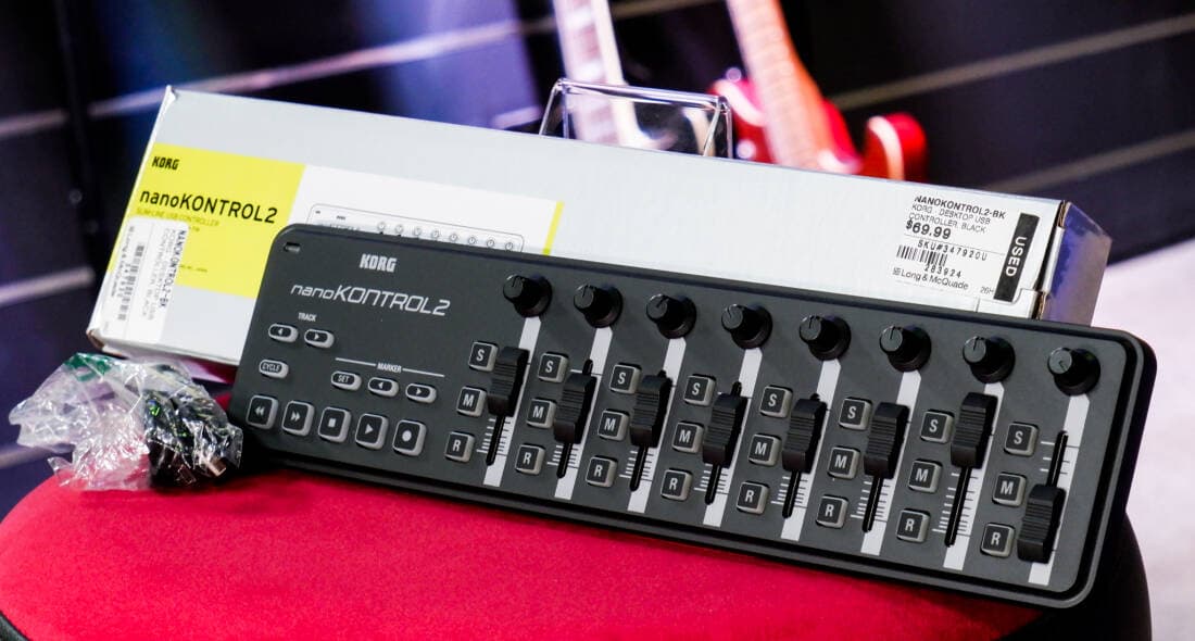 Korg - nanoKONTROL2 - Desktop Usb Controller - Black