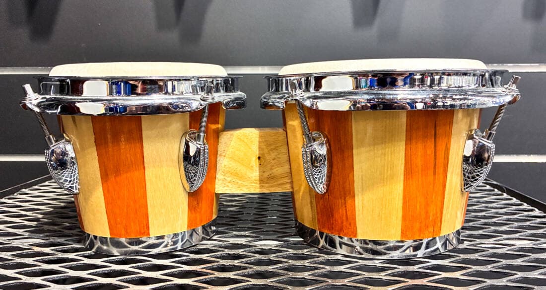 Granite Percussion - 6'' & 7'' Bongo Set - Natural Finish